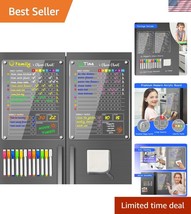 Interactive Magnetic Chore Chart with 12 Markers for Kids – 2PCS, 12&quot;x16... - $39.50