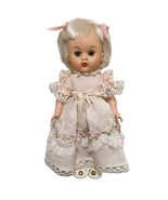 Vintage Vogue Ginny Bent Knee Doll Platinum Blonde 7.5” - £25.06 GBP