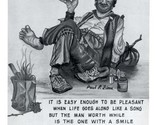 2 Paul Zima Hobo Drawings 8&quot; x 10&quot; Mother Always Said I&#39;ll Be Success So... - $11.88