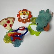 Nuby Bright Starts 4 pc. Baby Teether Toy Lot ***used***cleaned*** - $7.91