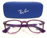 Ray-Ban Kids Eyeglasses Frames RB1601 3813 Clear Purple Square 46-18-130 - $49.49
