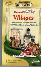 department 56, villages 2001 edition, collector handbook, price guide - $14.85