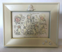 Department 56 Snowbabies Picture Frame Print 1997 Friendship Club Cream ... - £9.76 GBP