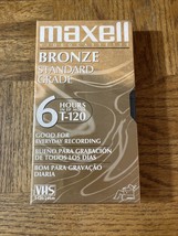 Maxell T-120 Bronze Brand New VHS - £9.22 GBP