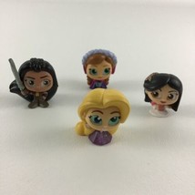 Disney Doorables Princess Collectible Mini Figures Lot Raya Mulan Anna Rapunzel - £13.39 GBP