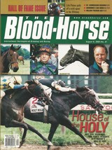 2001 - August 4th Issue of  Blood Horse Magazine - HOLY BULL on the cover - $18.00