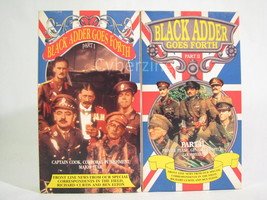 Blackadder Goes Forth Rowan Atkinson Hugh Laurie BBC Vintage Lot Of 2 VH... - £11.75 GBP