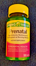 Spring Valley Prenatal Multivitamin for Pregnant and Nursing Women Table... - $8.39