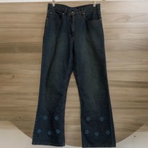 Adolfo beaded flower swirl Embellished high waist jeans Women’s Size 29 - $24.74