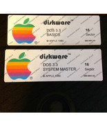 Apple II Plus DOS 3.3 System Master / BASICS 2 Disk Set / Apple II Home ... - £11.93 GBP