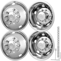 VEVOR 19.5-inch 10 Lug Wheel Simulators, 304 Stainless Steel Wheel Simulator Kit - $256.99