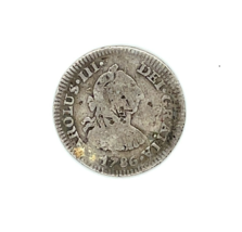 1786 Mexico 1/2 Véritable Km #69-2A Fin État - $992.98 MXN