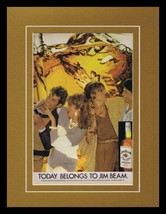 1984 Jim Beam Bourbon Framed 11x14 ORIGINAL Vintage Advertisement - $34.64