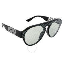 Versace VE4420 GB1/AL Sunglasses Black Frame Light Grey Monogram Silver ... - £367.25 GBP