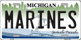 Marines Michigan Novelty Metal License Plate LP-7914 - $14.95