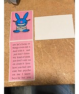 It&#39;s Happy Bunny Create Your Own Saying Stickers #4 0f 12 *NEW/Unused* BT1 - $12.99