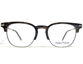 Nautica Eyeglasses Frames N8161 206 Gray Dark Brown Tortoise Square 48-2... - £51.28 GBP