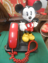 Great Collectible  MICKEY  MOUSE Touchtone TELEPHONE - $29.29
