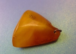 j22 Multi-Color Orange Yellow Natural Baltic Amber cabochon gem pendant ... - £21.63 GBP