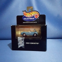 Hot Wheels 1953 Corvette Car Collectible with Case by Mattel. - £27.49 GBP