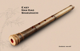 E key Nan Xiao Shakuhachi like 5 Holes 1.6 feet Wooden Music Instrument ... - $121.00