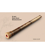 E key Nan Xiao Shakuhachi like 5 Holes 1.6 feet Wooden Music Instrument ... - £96.49 GBP