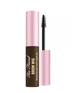 Too Faced Brow Wig Brush On Hair Fluffy Brow Gel AUBURN Brown Red .19oz ... - $23.77 CAD