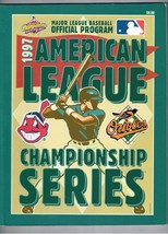 1997 ALCS Game program Cleveland Indians Baltimore Orioles MLB AL Champi... - £38.15 GBP