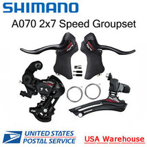 Shimano Tourney A070 2x7 Speed 3PCS Groupset Front Rear Derailleur Shift Brake  - $14.99+