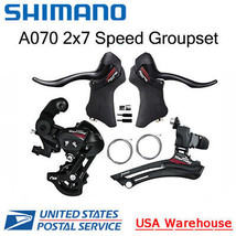 Shimano Tourney A070 2x7 Speed 3PCS Groupset Front Rear Derailleur Shift Brake  - £11.76 GBP+