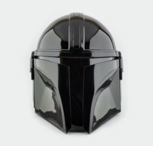 Medieval Mandalorian Helmet Black Finish Steel LARP Battle Helmet For Cosplay - £130.32 GBP