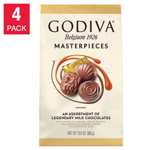 4x Godiva Masterpieces Assortment of Legendary Milk Chocolate 14.9 oz Each FRESH - $75.23