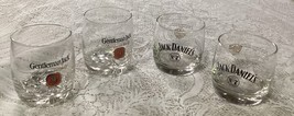 4 Jack Daniels &amp; &quot;Gentleman Jack&quot; Rare Tennessee Whiskey Lowball Glasses... - $21.62
