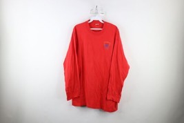 Vintage 90s Mens XL Thrashed General Mills Fire Brigade Long Sleeve T-Shirt USA - £22.28 GBP