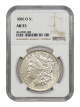 1886-O $1 Ngc AU55 - £240.44 GBP