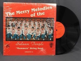 Vintage The Merry Melodies Of the Salaam Temple Mummers Record Album Vinyl LP - £45.49 GBP