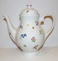 Lovely Johnson Brothers England Fleurette Coffee Pot &amp; Lid - £37.73 GBP