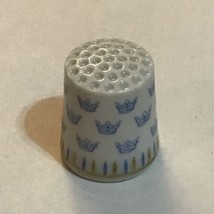 VINTAGE RORSTRAND THIMBLE, CLASSIC CROWN DESIGN FROM SWEDEN - $17.82