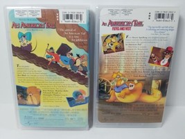 An American Tail (VHS) &amp; Fievel Goes West Universal Studios Clamshell VHS Tapes - £9.56 GBP