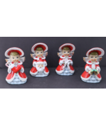 LOT 4 Thames Japan Shopper Girl Christmas Angel Spaghetti Trim Candle Ho... - $291.05