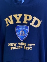 New York City Police Department NYPD Licensed Hoodie Sweatshirt Blue Mens 3XL - £28.88 GBP