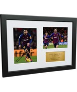 Barcelona Fc Lionel Messi Signed Autographed Photo 12X8 Kitbags And Lockers - £56.82 GBP