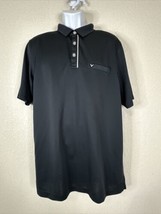 Callaway Black Pocket Polo Shirt Men Size XL Golf - $12.94