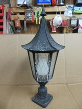 Vintage Large Lamp Post Top Architectural Lighting Decoration - $372.72