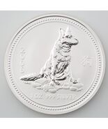 2006 Mondjahr Des Hundes Australien Serie 1 1 Unze 999 Silber BU Münze - $2,898.87 MXN