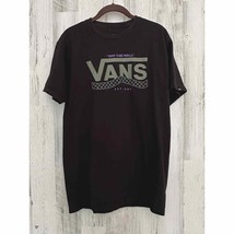 Vans Off the Wall Mens Tshirt Classic Fit Black Size Medium - £15.02 GBP