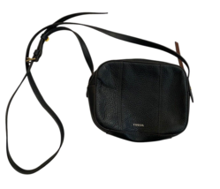 Fossil Leather Gemma Crossbody Black Leather Purse Old Money Quiet Luxury  - €65,13 EUR