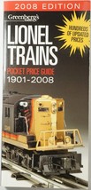 Greenberg&#39;s Guide To Lionel Trains Pocket Price Guide Booklet 1901-2008 ... - $3.00