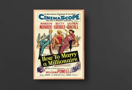 How to Marry a Millionaire Movie Poster (1953) - £11.69 GBP+