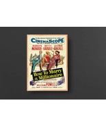 How to Marry a Millionaire Movie Poster (1953) - $20.36 CAD+